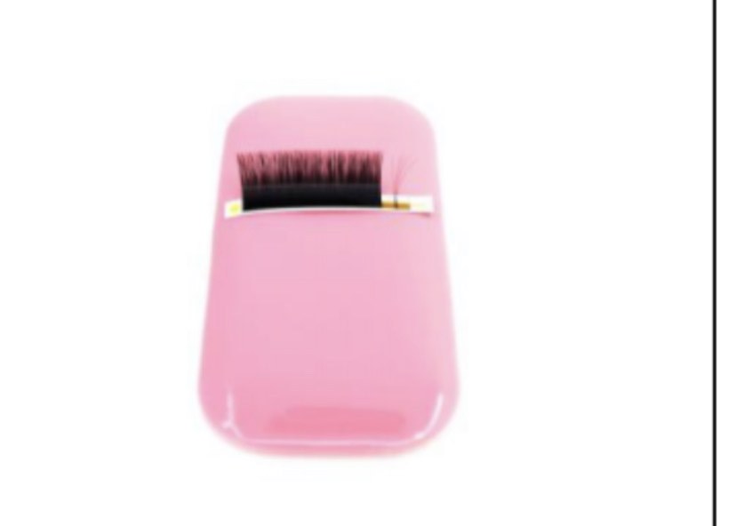 pink silicon lash holder